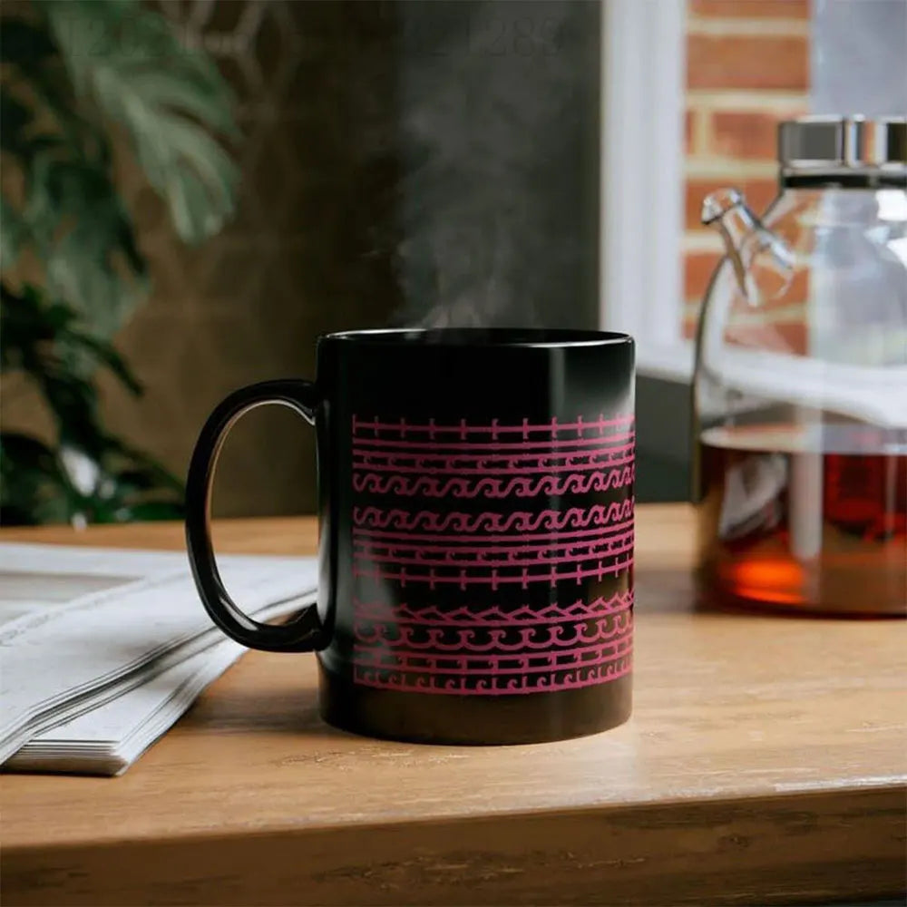 2025 Contemporary Ceramic Coffee Mug with Hidden Message - Ideal Gift for Colleagues and Modern Coffee Enthusiasts
