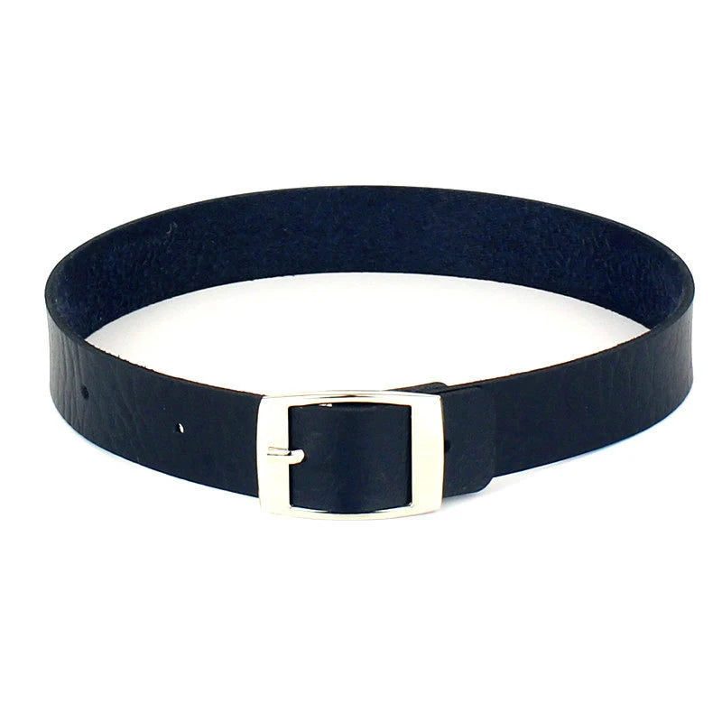 Elegant Spike Leather Choker Necklace for Women - Gothic Punk Jewelry for Parties and Festivals