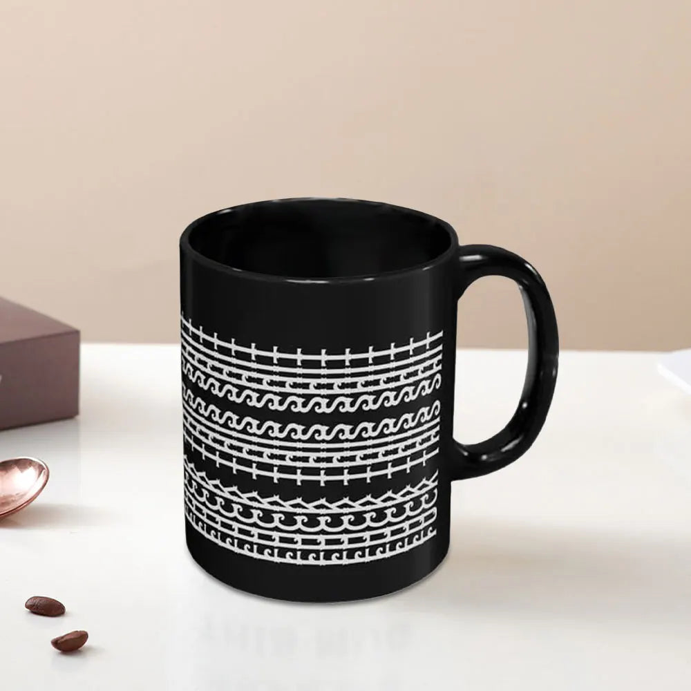 2025 Contemporary Ceramic Coffee Mug with Hidden Message - Ideal Gift for Colleagues and Modern Coffee Enthusiasts