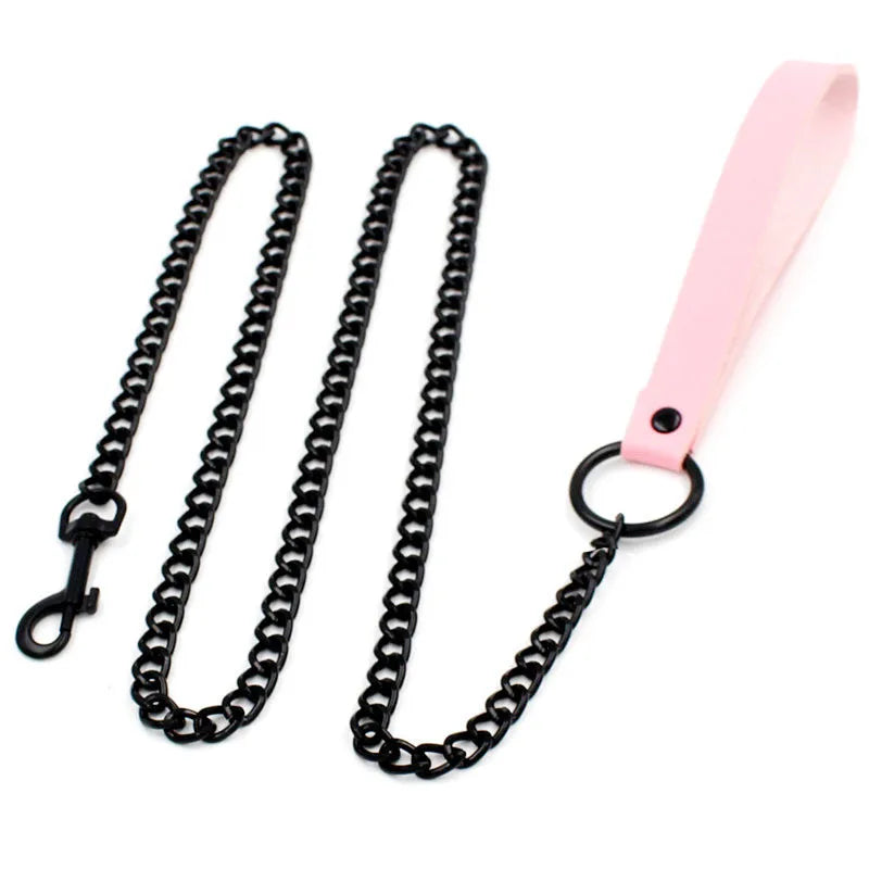 Elegant Spike Leather Choker Necklace for Women - Gothic Punk Jewelry for Parties and Festivals