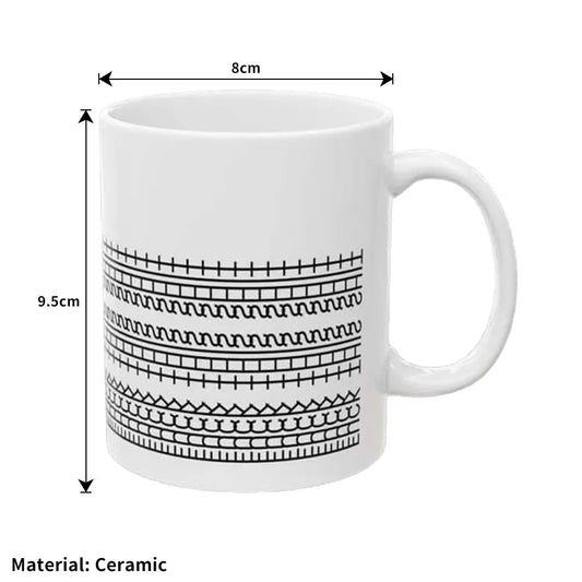 2025 Contemporary Ceramic Coffee Mug with Hidden Message - Ideal Gift for Colleagues and Modern Coffee Enthusiasts
