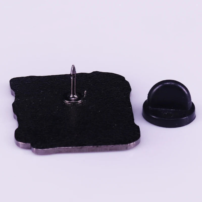 Necronomicon Enamel Brooch - H.P. Lovecraft's Book of the Dead Inspired Accessory